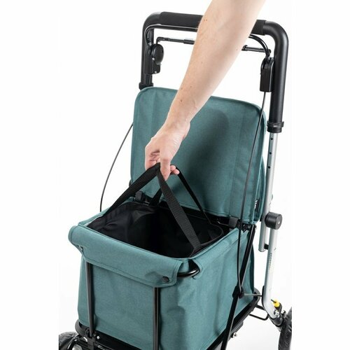Carlett Senior Assist torba na zakupy na kółkach38 l, turkusowy