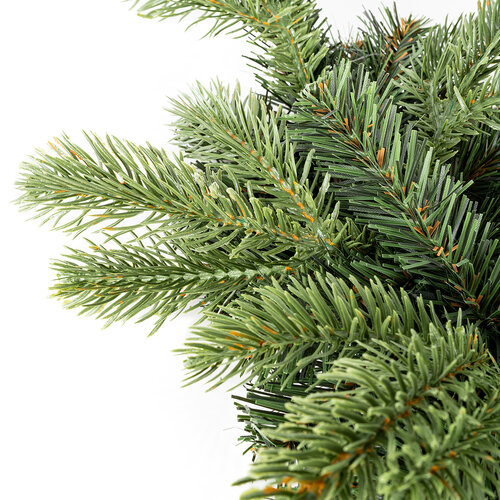 Dekorativni korpus iz umetnih smrekovih vej, 50 x20 cm