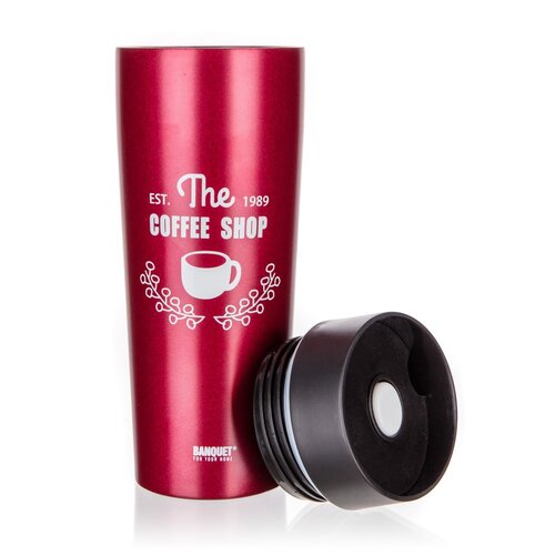 Banquet Thermobecher COFFEE 350 ml, Burgunderrot