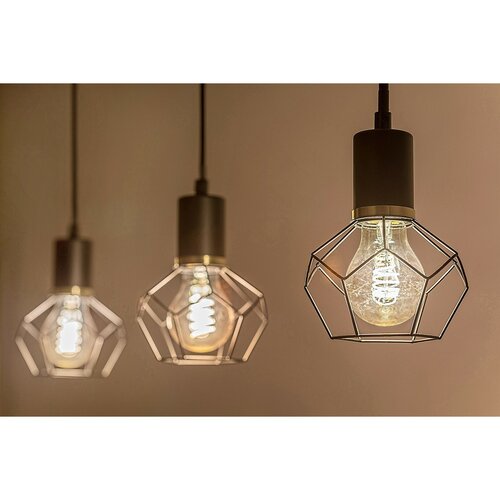 Rabalux Dekoracyjna żarówka LED z skręconymżarnikiem, bursztynowa, E27, A60, 4 W, 280 lm
