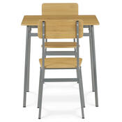 Jídelní set pro 2 osoby CORE Wild Oak, šedá konstrukce