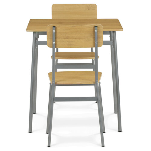 Jídelní set pro 2 osoby CORE Wild Oak, šedá konstrukce