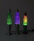 Rabalux 76115 dekorativní lávová LED lampa Glitter 2, fialová