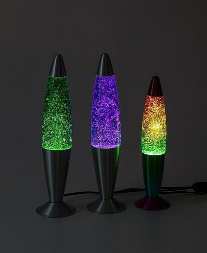 Rabalux 76115 dekoratívna lávová LED lampa Glitter2, fialová