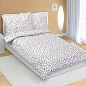 Bellatex Фланелева постільна білизна Трояндочка червона, 140 x 200 см, 70 x 90 см