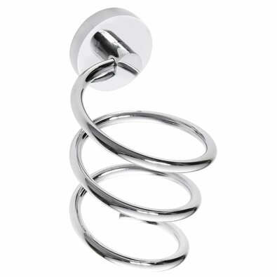 SAPHO XR002 X-Round hajszárító tartó, spirál,ezüst