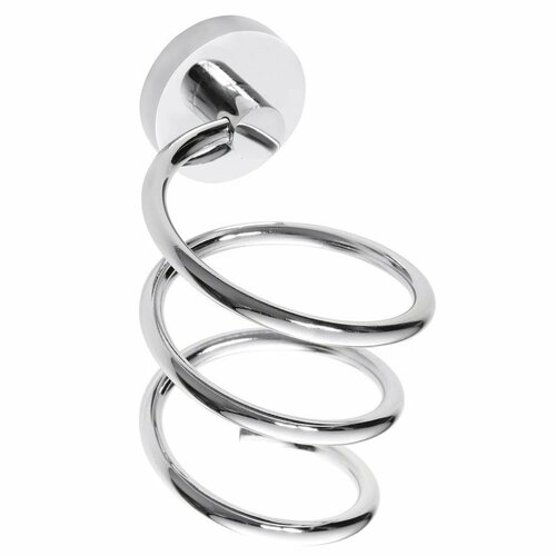 SAPHO XR002 X-Round hajszárító tartó, spirál,ezüst
