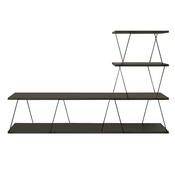 Ilgaz Anthracite TV asztal