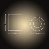 Philips Hue 56330/31/P9 LED lampa punktowa 5,5 W, biały