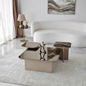 Jazz Beige and Bronze dohányzóasztal-készlet