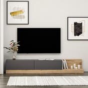 Stolik pod telewizor Major Anthracite