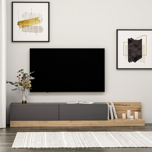 Stolik pod telewizor Major Anthracite