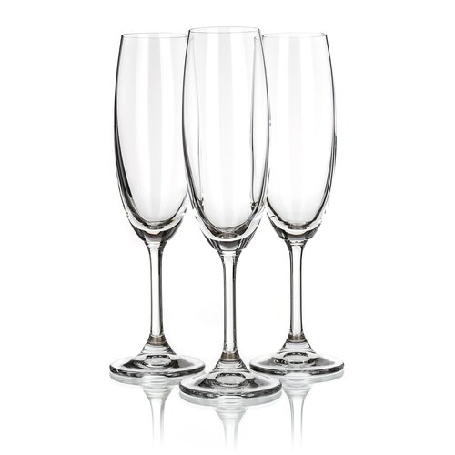 Banquet Crystal kozarec za šampanjec Leona 210 ml,6 kosov