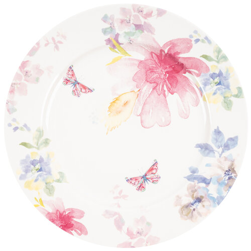 Porzellanteller Blume, 20 cm