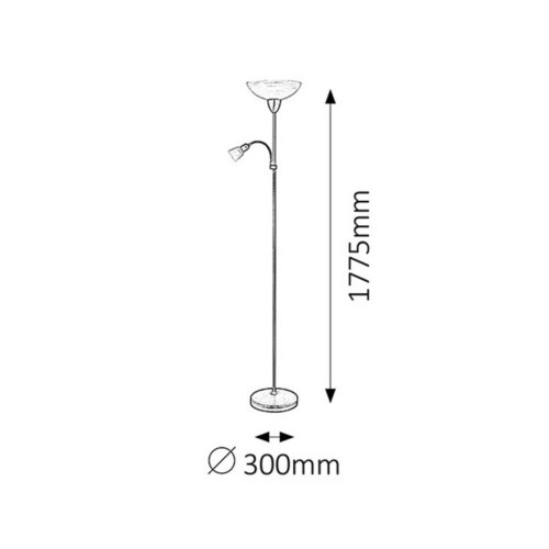 Rabalux 4019 Pearl classic stojaca lampa