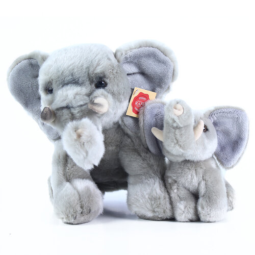Pluszowy słoń ze słoniątkiem Rappa, 27 cm