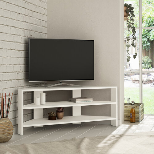 Televízny stolík Thales Corner White