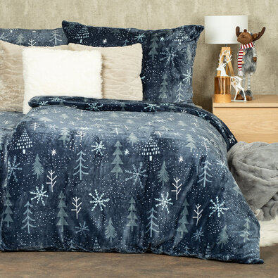 4Home Prevleke iz mikroflanelnega materiala Silent night, 140 x 220 cm, 70 x 90 cm