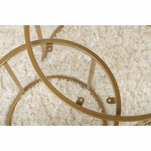 Couchtisch-Set Aurum Gold 60 cm, 2 Stück