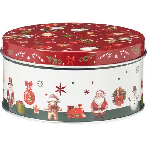 Set de 3 cutii metalice de Crăciun Seasons Greetings