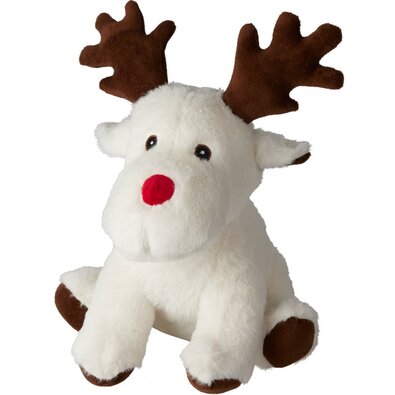 Rénszarvas ajtóütköző fehér, 26 cm