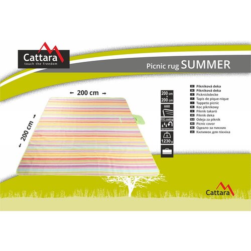 Cattara 13576 Плед для пікніка Summer, 200 x 200 см