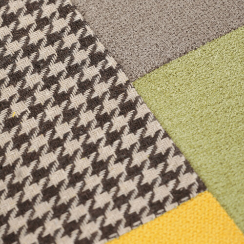 Široký taburet PATCHWORK