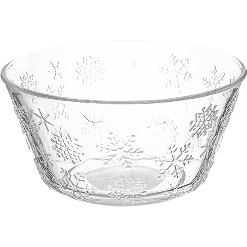 Altom Sada 6 skleněných misek Snowflakes 13 cm, 400 ml