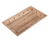 Holztablett Sterne 33 x 19 x 3,5 cm, Braun