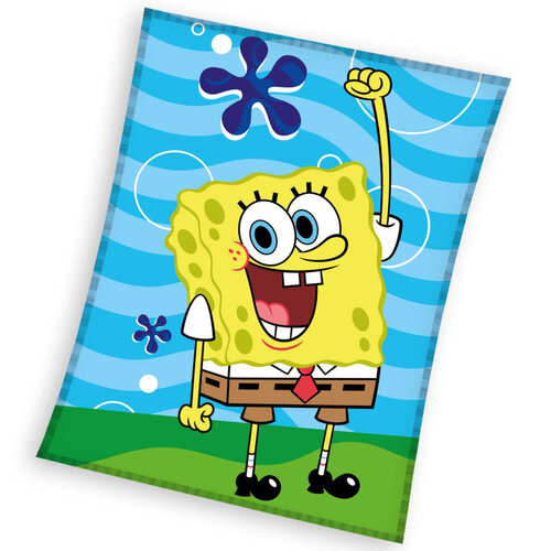 Otroška odeja Sponge Bob Zabava v morju, 130 x 170cm