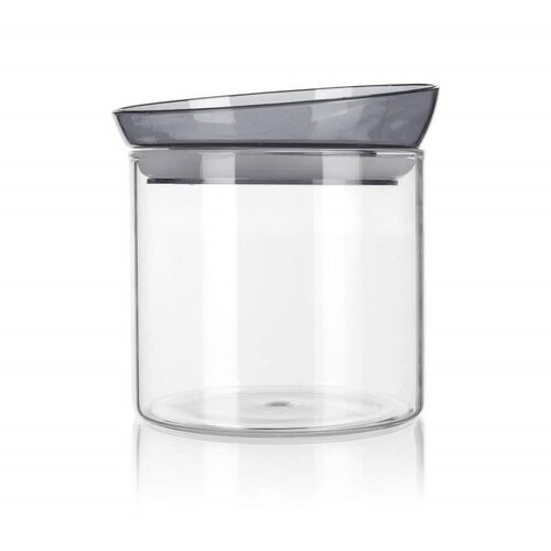 Banquet Glasdose MABEL 650 ml, grau