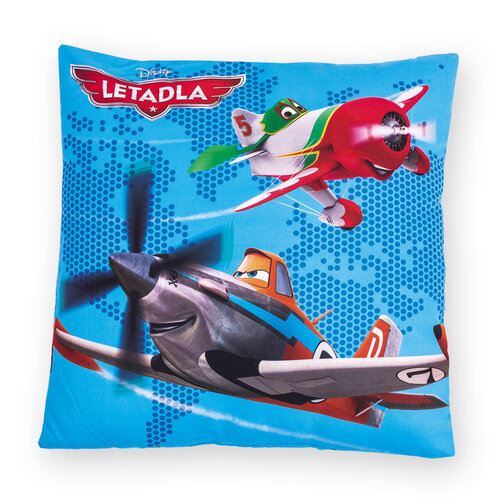 Poduszka – jasiek Planes, 40 x 40 cm