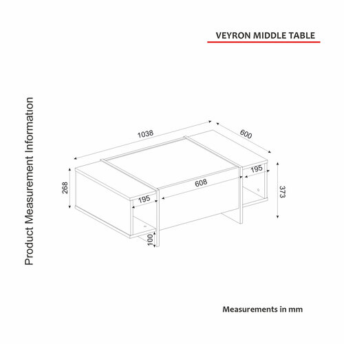 Măsuță de conferință Veyron