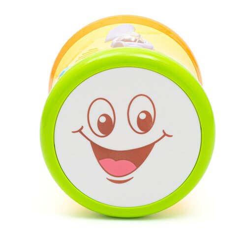 Baby Mix Dwustronny bębenek dynamiczny, żółty