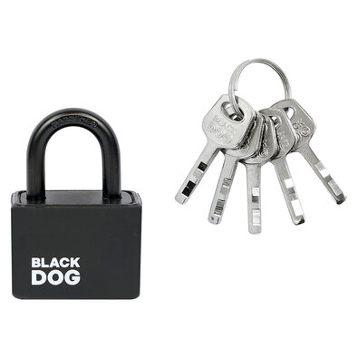 Jeklena ključavnica RV.BLACKDOG.30