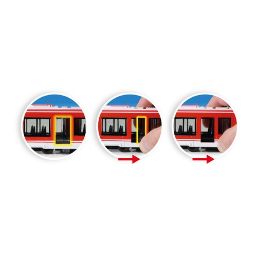 Rappa Metall Straßenbahn Gelb, 20 cm
