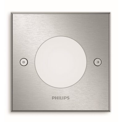 Philips 17356/47/P0 Crust Vonkajšie bodové pojazdové LED svietidlo 11,5 cm, strieborná
