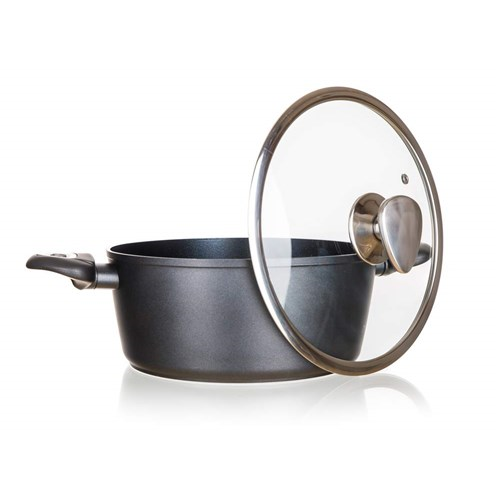Banquet Set posode z neprijemljivo površino Diamon Matte Grey, 11 kosov