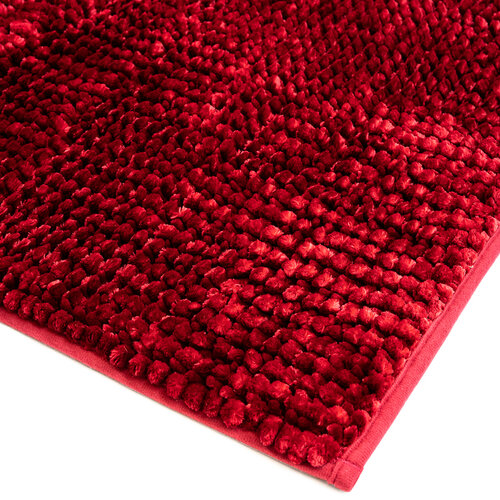 Koupelnová předložka Ella micro červená, 50 x 80 cm