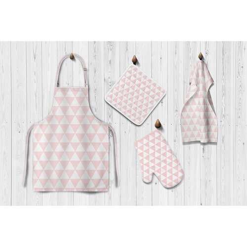 Domarex Kuhinjska krpa Home Chef roza, 45 x 65 cm