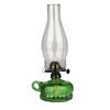 Petrolejová lampa, zelená