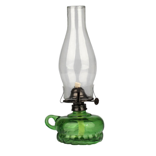 Lampa naftowa, zielony