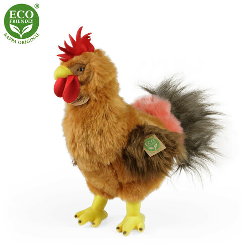 Rappa Плюшевий півень стоячий, 33 см ECO-FRIENDLY