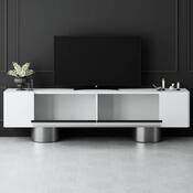 Măsuță TV Bohem White and Silver