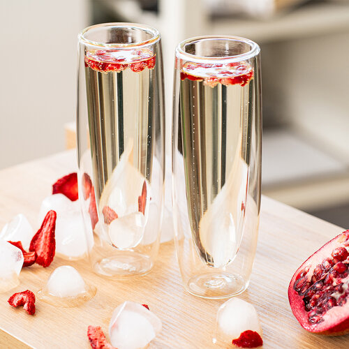 4Home Sekt-Thermogläser Hot&Cool 150 ml, 2 Stück