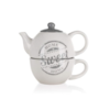 Banquet Keramic teapot with cup Sweet home