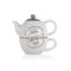 Banquet Keramic teapot with cup Sweet home