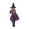 Rappa Costum pentru copii Vrăjitoare violet,mărimea 3.5 mm, w. M
