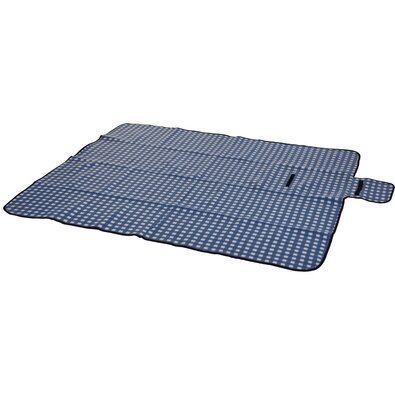Dice piknik takaró, kék, 130 x 150 cm