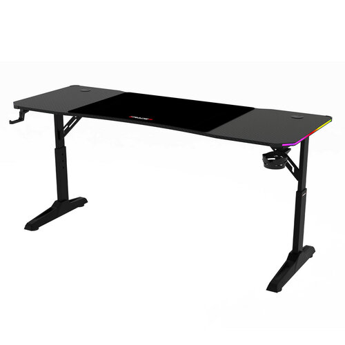 Herní stůl E-TRACER 160 RGB s manuálně nastavitelnou výškou a podsvícením